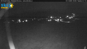 Obec Kvilda - Sjezdovka - 1.11.2025 v 03:45