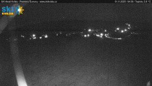 Obec Kvilda - Sjezdovka - 1.11.2025 v 04:45