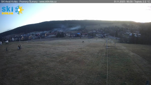 Obec Kvilda - Sjezdovka - 1.11.2025 v 06:45