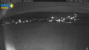 Obec Kvilda - Sjezdovka - 1.11.2025 v 18:45