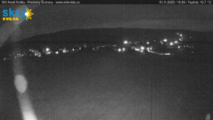 Obec Kvilda - Sjezdovka - 1.11.2025 v 19:45