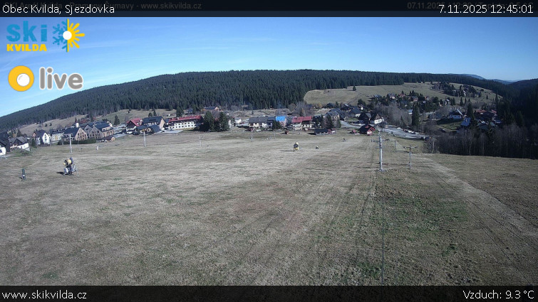 Obec Kvilda - Sjezdovka - 7.11.2025 v 12:45