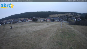 Obec Kvilda - Sjezdovka - 15.11.2025 v 07:45 Obec Kvilda - Sjezdovka - 15.11.2025 v 07:45