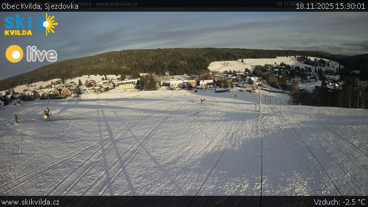 Obec Kvilda - Sjezdovka - 18.11.2025 v 15:30