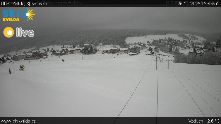Obec Kvilda - Sjezdovka - 26.11.2025 v 13:45
