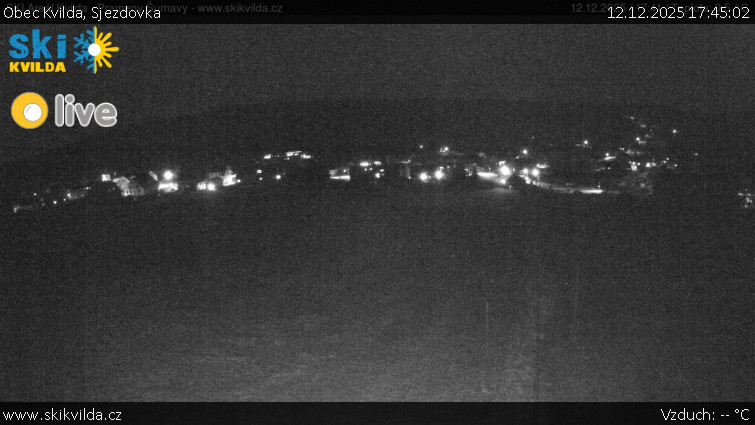 Obec Kvilda - Sjezdovka - 12.12.2025 v 17:45