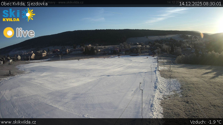 Obec Kvilda - Sjezdovka - 14.12.2025 v 08:30