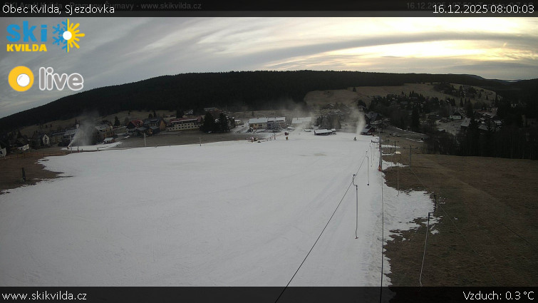 Obec Kvilda - Sjezdovka - 16.12.2025 v 08:00