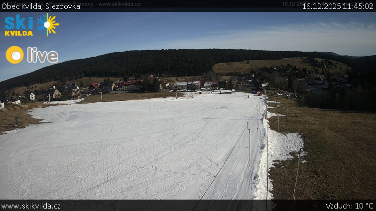 Obec Kvilda - Sjezdovka - 16.12.2025 v 11:45