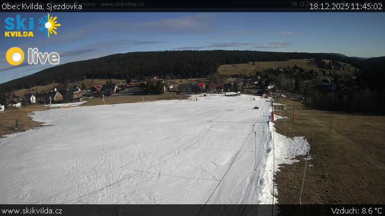 Obec Kvilda - Sjezdovka - 18.12.2025 v 11:45