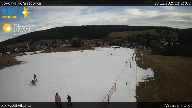 Obec Kvilda - Sjezdovka - 20.12.2025 v 11:15