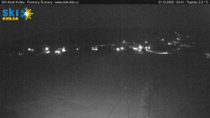 Obec Kvilda - Sjezdovka - 21.12.2025 v 03:45 Obec Kvilda - Sjezdovka - 21.12.2025 v 03:45