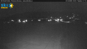 Obec Kvilda - Sjezdovka - 21.12.2025 v 04:45 Obec Kvilda - Sjezdovka - 21.12.2025 v 04:45