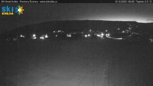 Obec Kvilda - Sjezdovka - 21.12.2025 v 06:30 Obec Kvilda - Sjezdovka - 21.12.2025 v 06:30