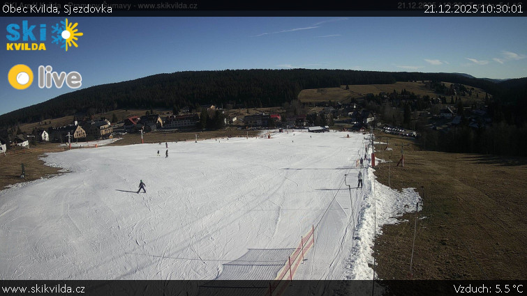 Obec Kvilda - Sjezdovka - 21.12.2025 v 10:30