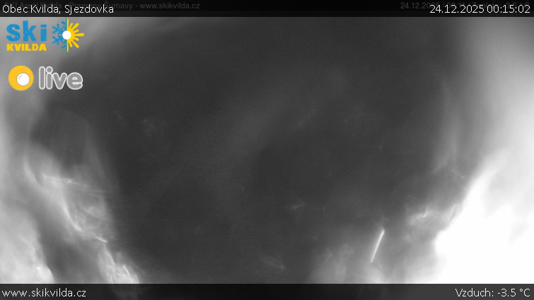 Obec Kvilda - Sjezdovka - 24.12.2025 v 00:15