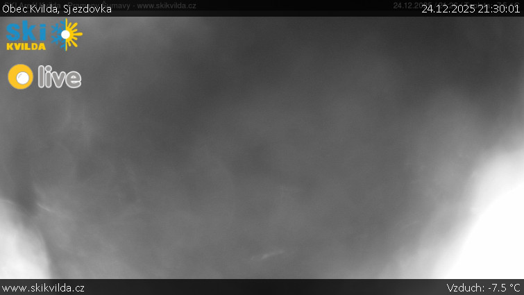 Obec Kvilda - Sjezdovka - 24.12.2025 v 21:30