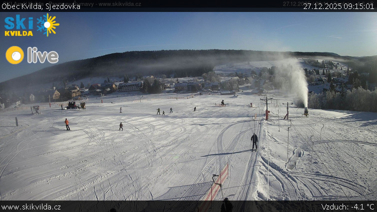 Obec Kvilda - Sjezdovka - 27.12.2025 v 09:15