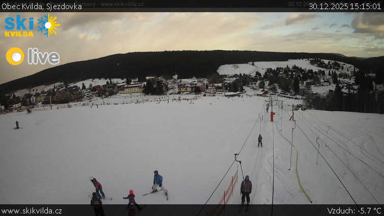 Obec Kvilda - Sjezdovka - 30.12.2025 v 15:15