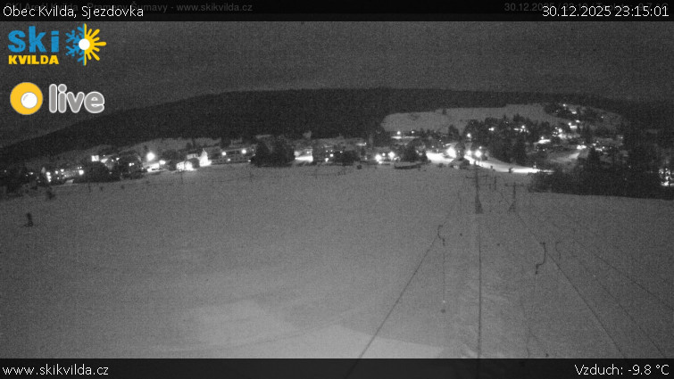 Obec Kvilda - Sjezdovka - 30.12.2025 v 23:15