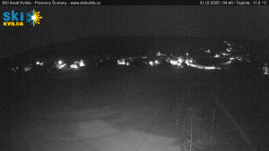 Obec Kvilda - Sjezdovka - 31.12.2025 v 04:45 Obec Kvilda - Sjezdovka - 31.12.2025 v 04:45