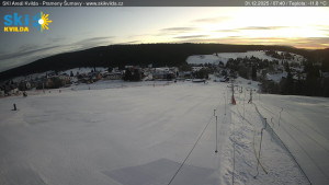 Obec Kvilda - Sjezdovka - 31.12.2025 v 07:45 Obec Kvilda - Sjezdovka - 31.12.2025 v 07:45