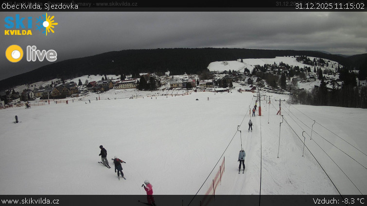 Obec Kvilda - Sjezdovka - 31.12.2025 v 11:15