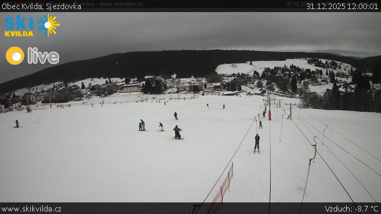 Obec Kvilda - Sjezdovka - 31.12.2025 v 12:00