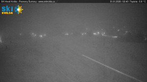 Obec Kvilda - Sjezdovka - 1.1.2026 v 02:45 Obec Kvilda - Sjezdovka - 1.1.2026 v 02:45