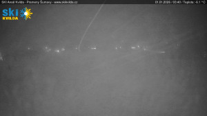 Obec Kvilda - Sjezdovka - 1.1.2026 v 03:45 Obec Kvilda - Sjezdovka - 1.1.2026 v 03:45