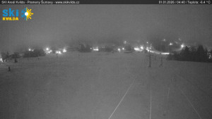 Obec Kvilda - Sjezdovka - 1.1.2026 v 04:45 Obec Kvilda - Sjezdovka - 1.1.2026 v 04:45