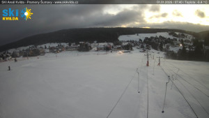 Obec Kvilda - Sjezdovka - 1.1.2026 v 07:45 Obec Kvilda - Sjezdovka - 1.1.2026 v 07:45