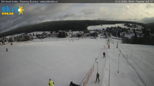 Obec Kvilda - Sjezdovka - 1.1.2026 v 09:45