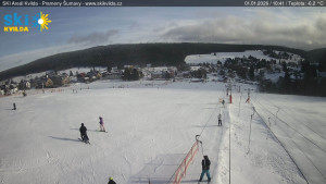 Obec Kvilda - Sjezdovka - 1.1.2026 v 10:45