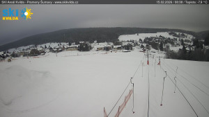 Obec Kvilda - Sjezdovka - 15.2.2026 v 08:45