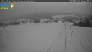 Obec Kvilda - Sjezdovka - 16.2.2026 v 06:45 Obec Kvilda - Sjezdovka - 16.2.2026 v 06:45