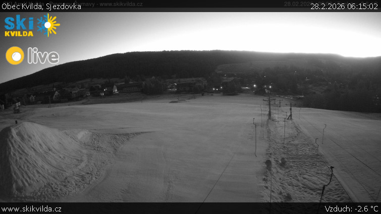 Obec Kvilda - Sjezdovka - 28.2.2026 v 06:15