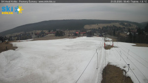 Obec Kvilda - Sjezdovka - 21.3.2026 v 06:45 Obec Kvilda - Sjezdovka - 21.3.2026 v 06:45