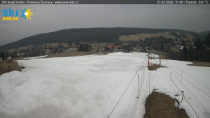 Obec Kvilda - Sjezdovka - 21.3.2026 v 07:45 Obec Kvilda - Sjezdovka - 21.3.2026 v 07:45