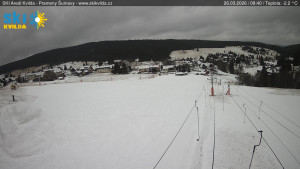 Obec Kvilda - Sjezdovka - 26.3.2026 v 08:45 Obec Kvilda - Sjezdovka - 26.3.2026 v 08:45