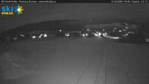 Obec Kvilda - Sjezdovka - 1.4.2026 v 04:45