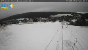 Obec Kvilda - Sjezdovka - 1.4.2026 v 06:45