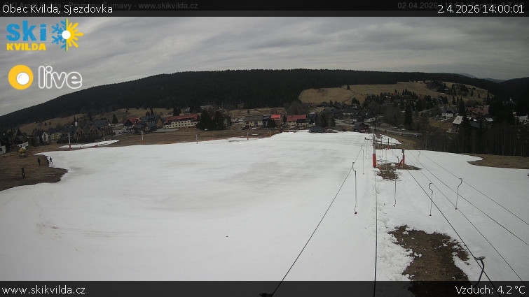 Obec Kvilda - Sjezdovka - 2.4.2026 v 14:00