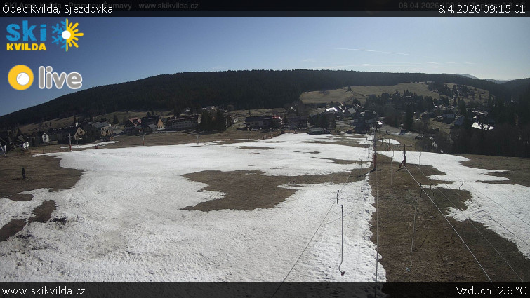 Obec Kvilda - Sjezdovka - 8.4.2026 v 09:15