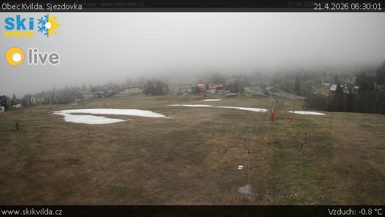 Obec Kvilda - Sjezdovka - 21.4.2026 v 06:30