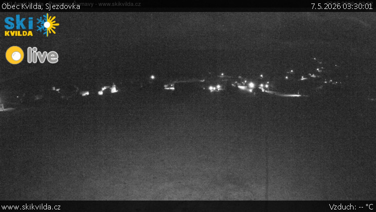 Obec Kvilda - Sjezdovka - 7.5.2026 v 03:30