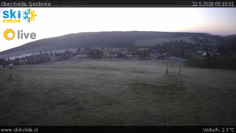 Obec Kvilda - Sjezdovka - 22.5.2026 v 05:15