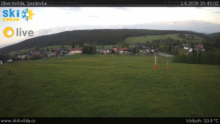 Obec Kvilda - Sjezdovka - 1.6.2026 v 20:45