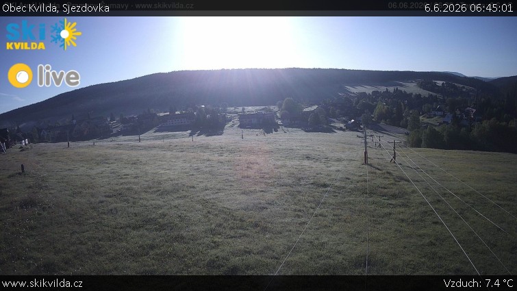 Obec Kvilda - Sjezdovka - 6.6.2026 v 06:45
