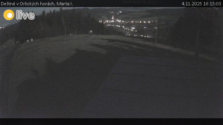 Deštné v Orlických horách - Marta I. - 4.11.2025 v 18:15